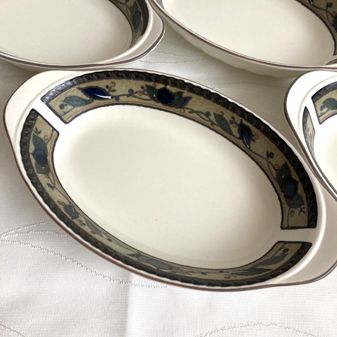 Amazon | MIKASA ミカサ アラベラ グラタン皿 5枚セット | ノー